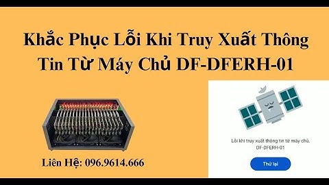 Lỗi khi truy xuất thông tin từ máy chủ năm 2024