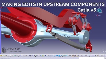HOW TO EDIT UPSTREAM/PARENT GEOMETRY IN CATIA V5 | 1928 Alfa Romeo Spider 6C - LESSON 20