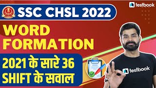 SSC CHSL Reasoning Previous Year Questions | Word Formation  Questions | Abhinav Sir