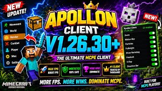 🚀NEW MCPE 1.26.30 Hacked X Apollon Client🔥! 🥇 Ultimate PvP Mod Menu for Minecraft Bedrock