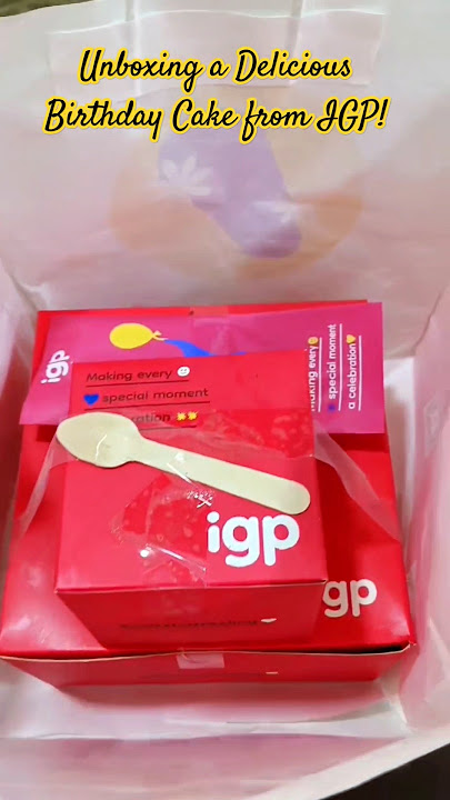 Unboxing a delicious Birthday cake from IGP!! (#minivlog #birthday #cake  @IGP )