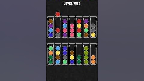Ball Sort Puzzle Level 7587