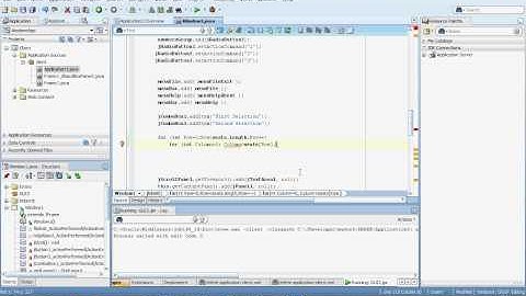 JDeveloper How to Use GridLayout
