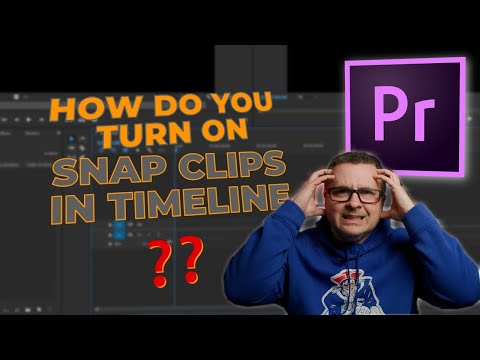Premiere Pro Tip: How to TURN ON SNAP Clips in Timeline - WATCH THIS!!