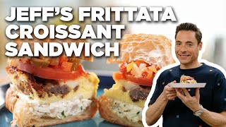 Jeff Mauro's Kitchen Sink Frittata Croissant Sandwich | The Kitchen | Food Network