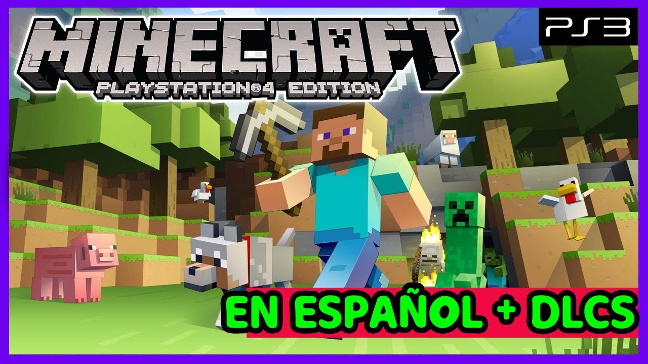 MINECRAFT PS3 PKG NO HAN DLCS CARPETA EN ESPA OL YouTube Minecraft ps3 pkg no han dlcs carpeta en espa ol youtube