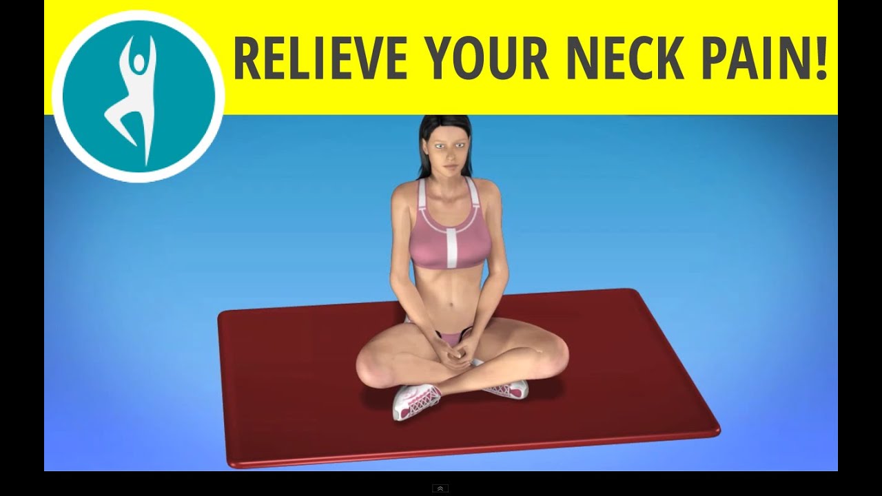 Neck stretches to relieve neck pain and stress - YouTube