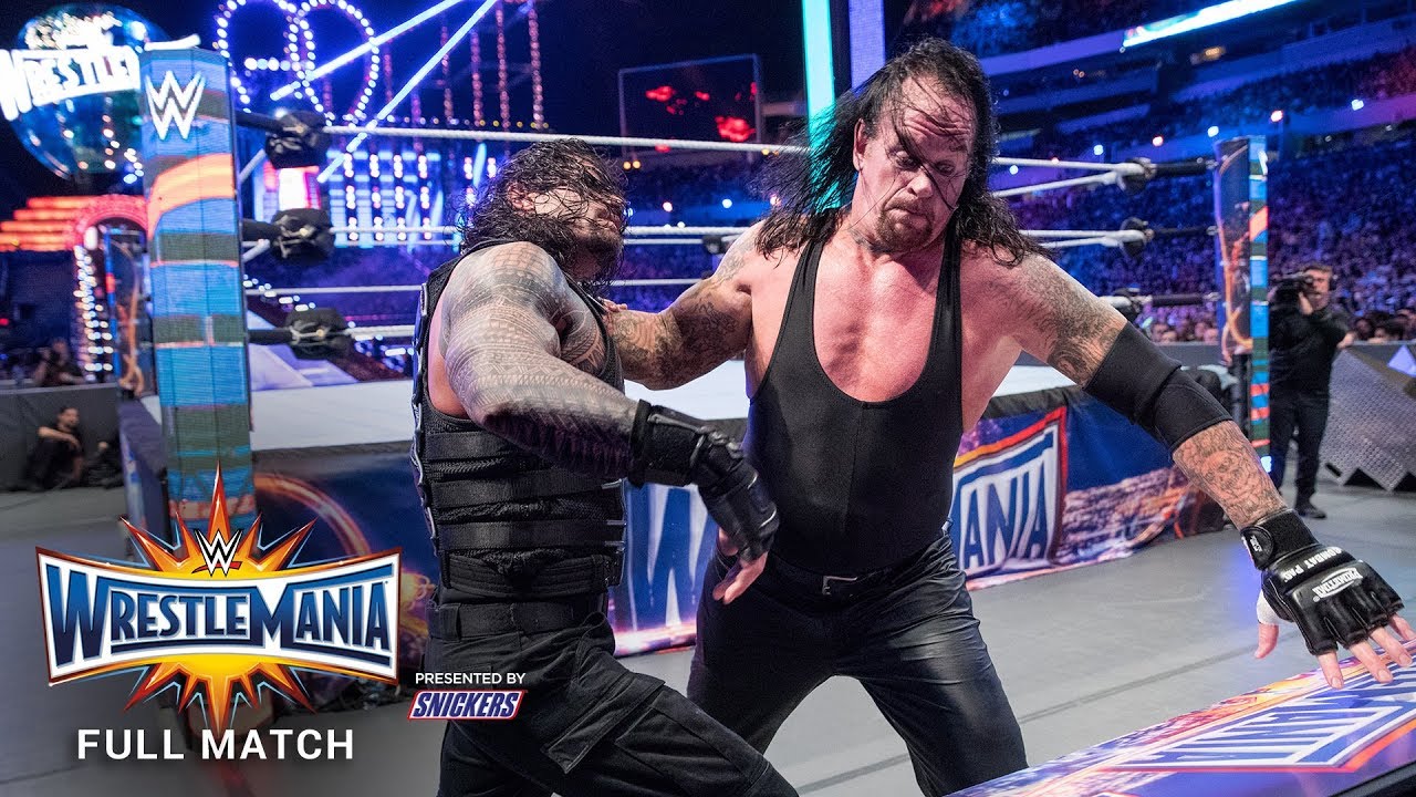 FULL MATCH   Roman Reigns vs The Undertaker   No Holds Barred Match WrestleMania 33