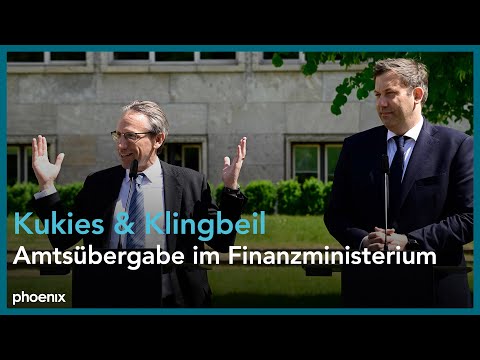 Amtsübergabe im Bundesfinanzministerium