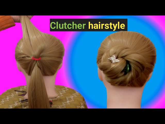 Very Easy Hairstyle With Only 1 Clutcher - Bun Hairstyle For Saree - Juda  Hairstyle - Easy Hairstyle | Very Easy Hairstyle With Only 1 Clutcher - Bun  Hairstyle For Saree - Juda Hairstyle - Easy Hairstyle | By Easy  HairstylesFacebook