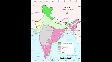 major soil types of India in map #upsc #bpsc #cds #psc #nda