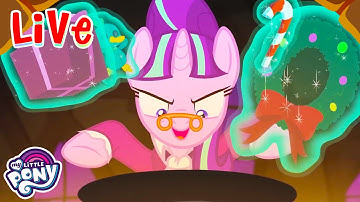 🔴 LIVE | Christmas Episodes! 🎄✨ My Little Pony Friendship Is Magic 🦄 Children