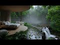 Healing River Sounds for Night Peace | Deep Sleep Music and Soft Piano for Calm Nights