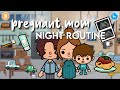 Pregnant Mom Night Routine - Toca Life