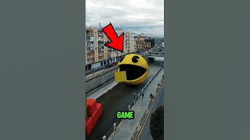 Real Life PAC MAN!🤯🔥