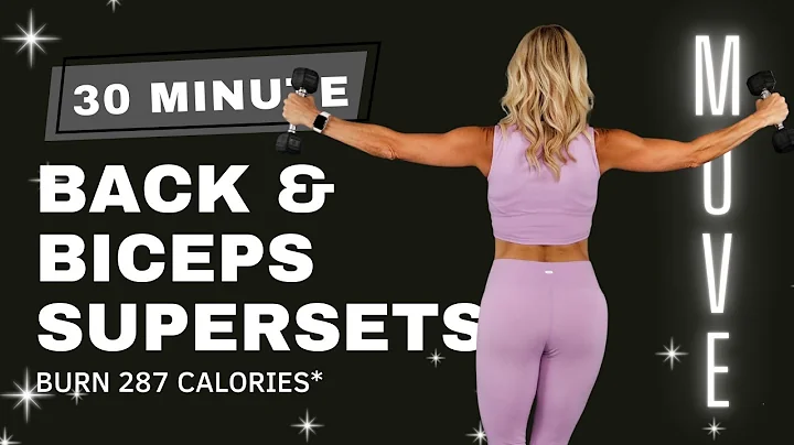 30 Minute Back & Biceps Supersets with Active Rest