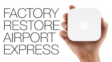How to Factory Reset Apple Airport Express! Soft Reset, Hard Reset or Factory Reset your Basestation