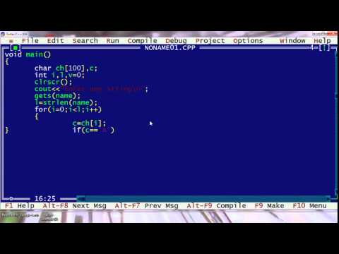 58 C++ VOWELS IN STRING BY PRIYRANJAN PRASAD