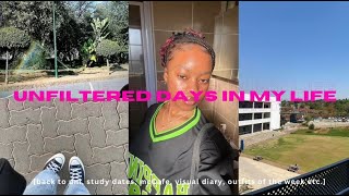 Unfiltered days in my life :Back to uni, Serenity, Outfits of the week etc.|| SOUTH AFRICAN YOUTUBER
