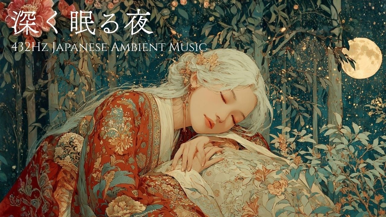 Японская эмбиент-музыка｜432Hz｜Музыка для сна и исцеления — К глубокому сну