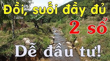 Bán đất vườn có đồi có suối chạy giữa đất rất đẹp (11000m2) đã đào ao thả cá tại Bảo Lâm, Lâm Đồng