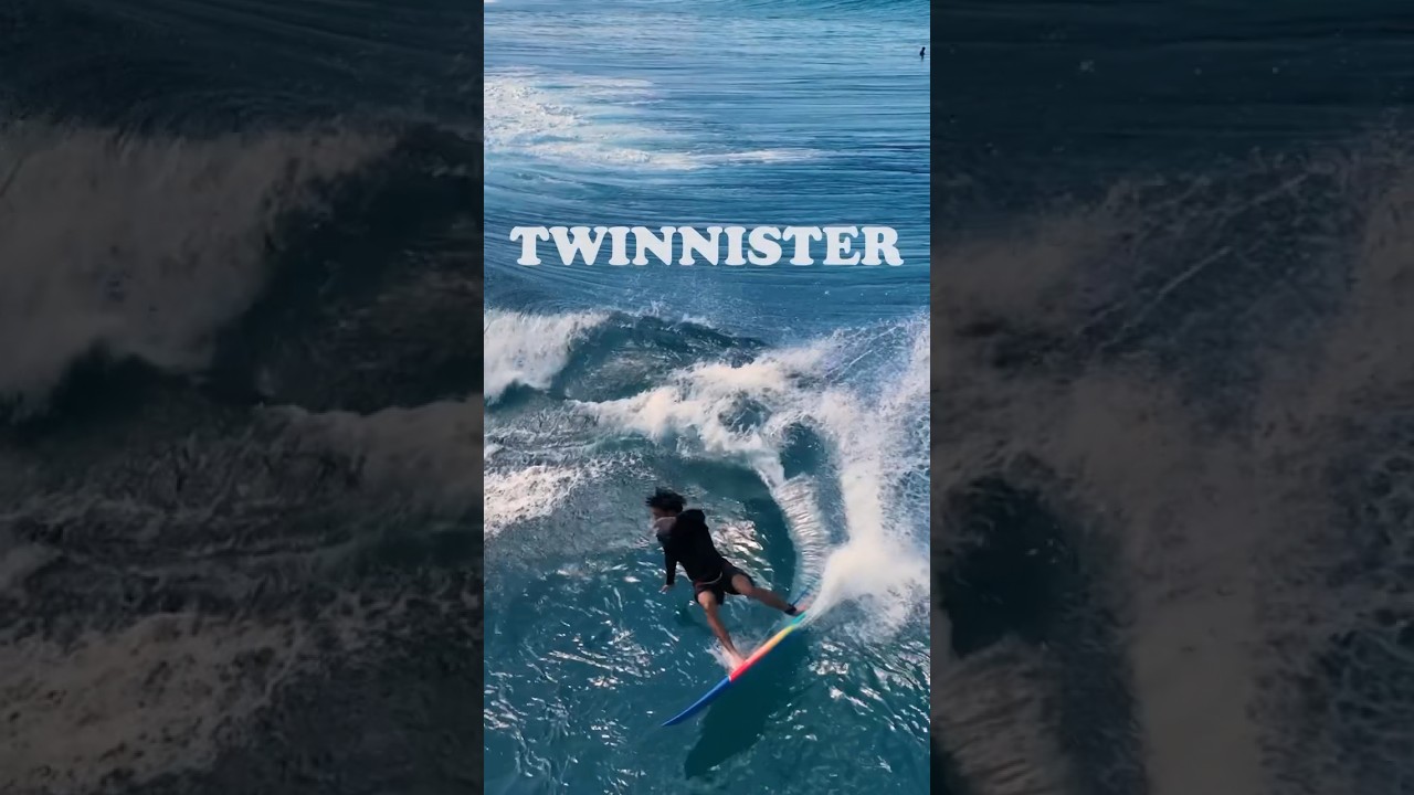 HIGH PERFORMANCE TWIN FIN - THE TWINNISTER! #shorts - YouTube