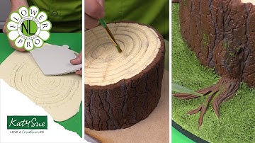 Tree Stump Cake The Flower Pro Way | With Chef Nicholas Lodge