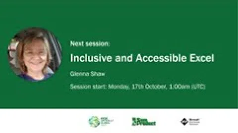 02  GLENNA SHAW   Inclusive and Accessible Excel