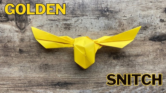 How to make Harry Potter Golden Snitch 