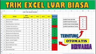 Cara Menghitung Jumlah laki-laki dan Perempuan pada Data Excel