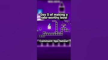 Day 5 of making a FEATURE-WORTHY level in Geometry Dash!