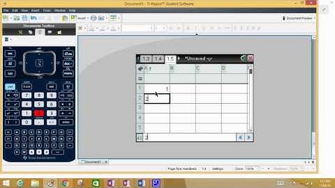 TI nspire mean, standard deviation and variance