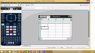 TI nspire mean, standard deviation and variance