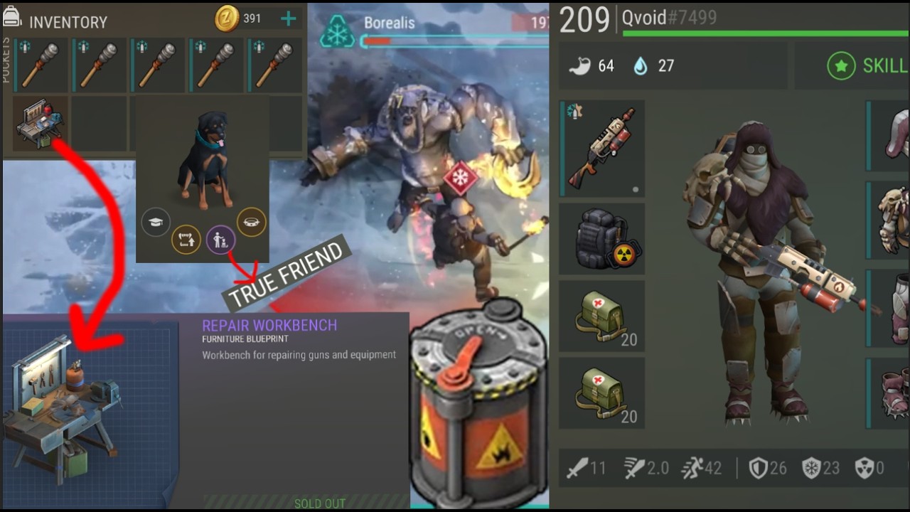 INSANE LUCK-- Storage for Explosives+ REPAIR WORKBENCH: Last Day on Earth: Survival