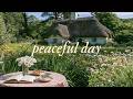 a peaceful day in the cottage garden 🌳 soft piano for stress relief, reading