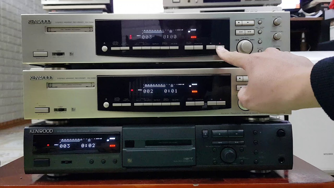 KENWOOD ケンウッド　DM-5090 KENWOOD DM-5090 Vintage Stereo MiniDisc Recorder 再生・出力OK