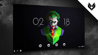 Windows 10 Joker Edition | Joker Skin Rain Meter 2018 | Windows 10 Gaming Edition