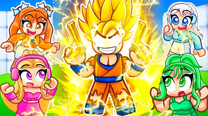 Becoming GOKU In Roblox Rivals With MY CRAZY FAN GIRLS...