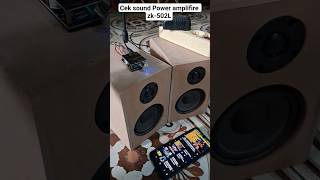 Cek sound Power Amplifier 50w×2 ZK-502L #zk502l #amplifier #power #sound #elektronik