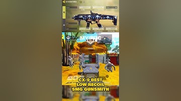 No Recoil Fast Kill ⚡️ SMG - CX-9 🔥 #codm #codmobile #callofdutymobile #mobilegame #shorts