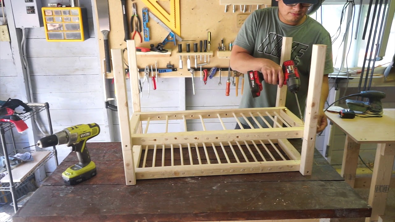 Porta platos en madera, escurridor de platos, Plate rack,woodwork