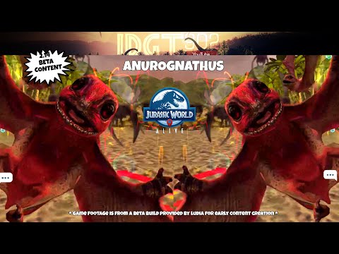 ANUROGNATHUS!! FIRST LOOK! ALL NEW 2.14 JURASSIC WORLD ALIVE EXCLUSIVE EPIC FLOCK!!