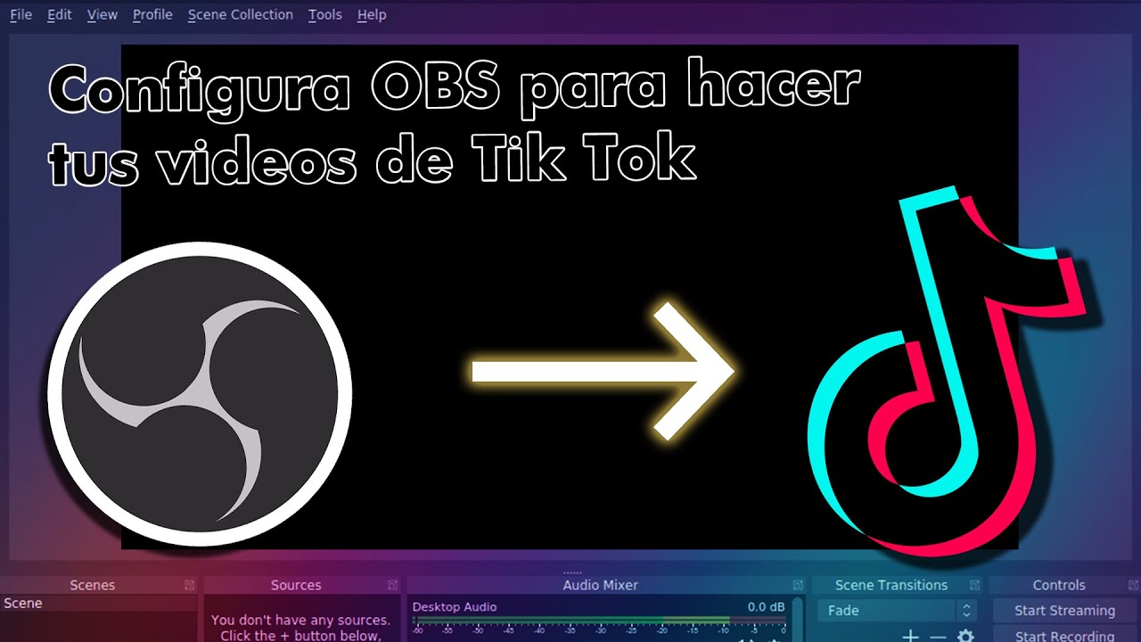 Configura Obs Para Grabar En Vertical Tik Tok YouTube