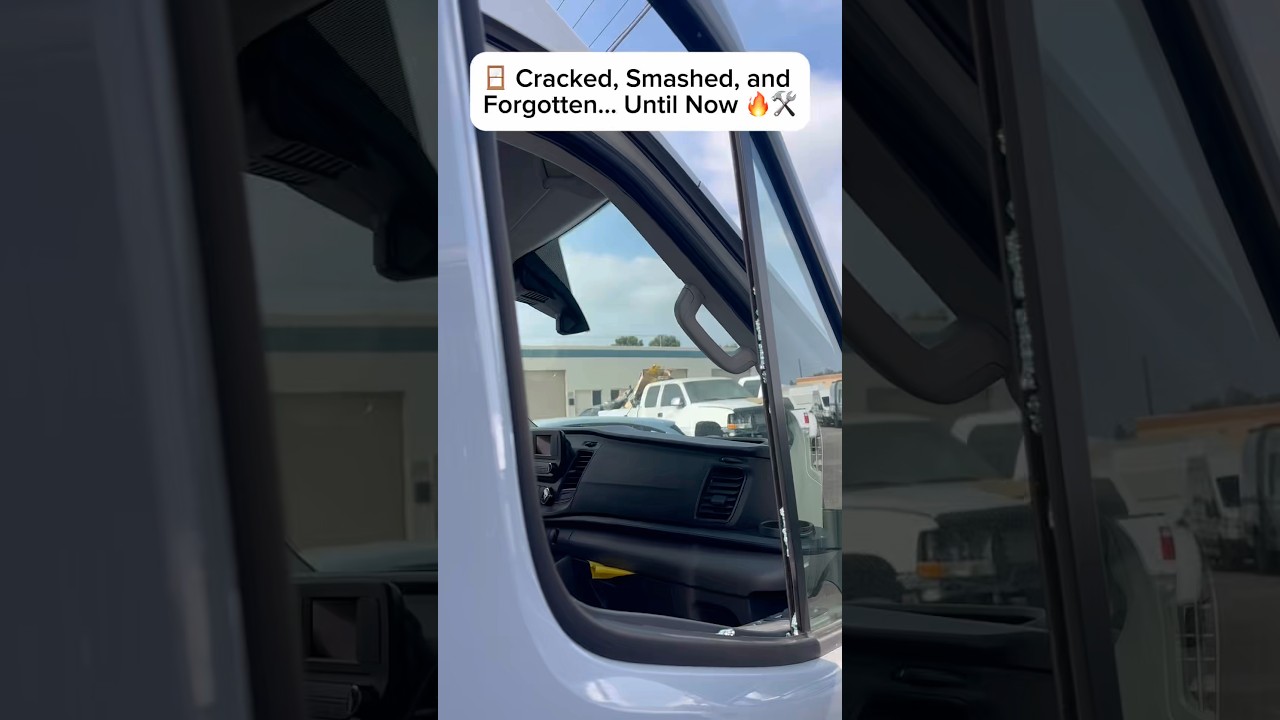 Door Glass Replacement on a Transit!! - Glass 4 Less Auto Glass 