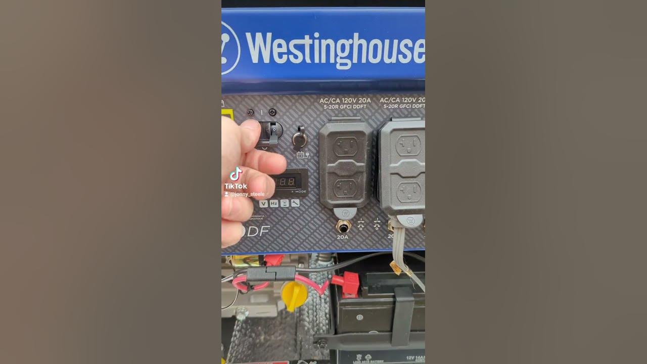 Westinghouse 9500DF Generator YouTube