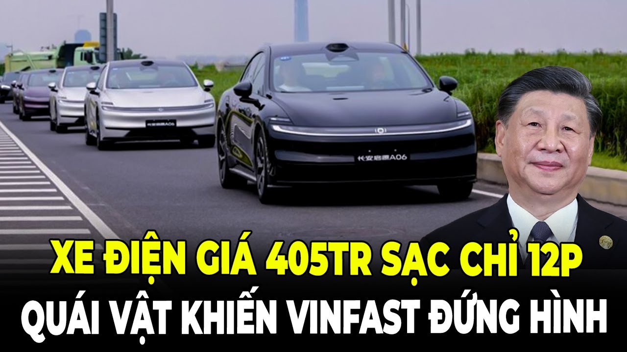 Sạc 12 Phút Giá 405 Triệu Quái Vật Xe Điện Khiến VinFast Đứng Hình