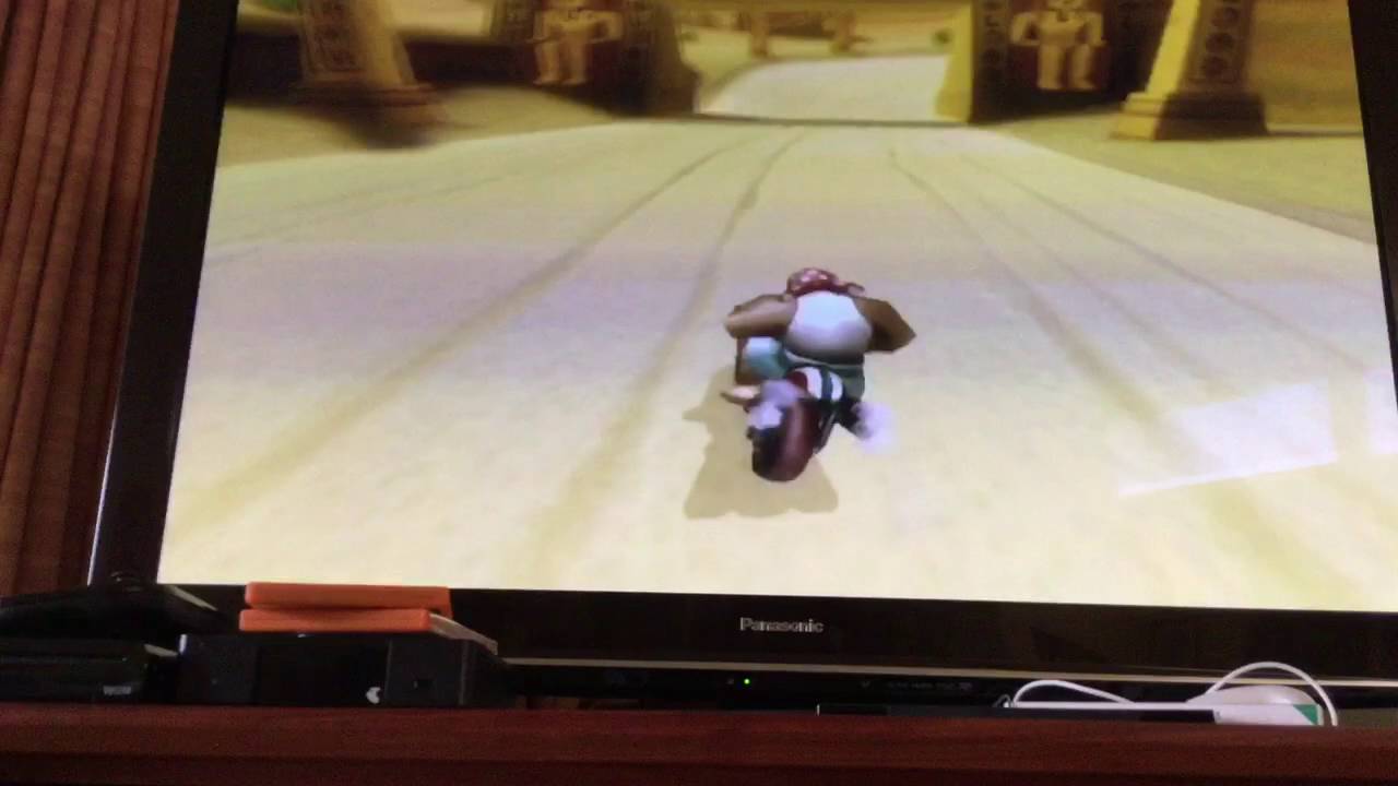 [MKWii] Dry Dry Ruins - Shroomless Ending Shortcut - YouTube