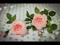 How To Make David Austin Rose From Crepe Paper - Craft Tutorial