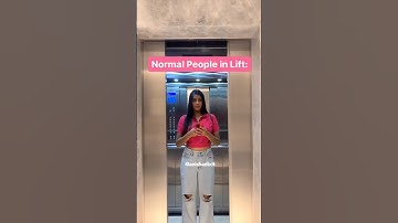 Normal People in Lift VS. Introverts | Anisha Dixit Shorts | #shorts
