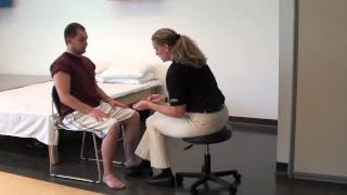 Upper extremity sensation testing